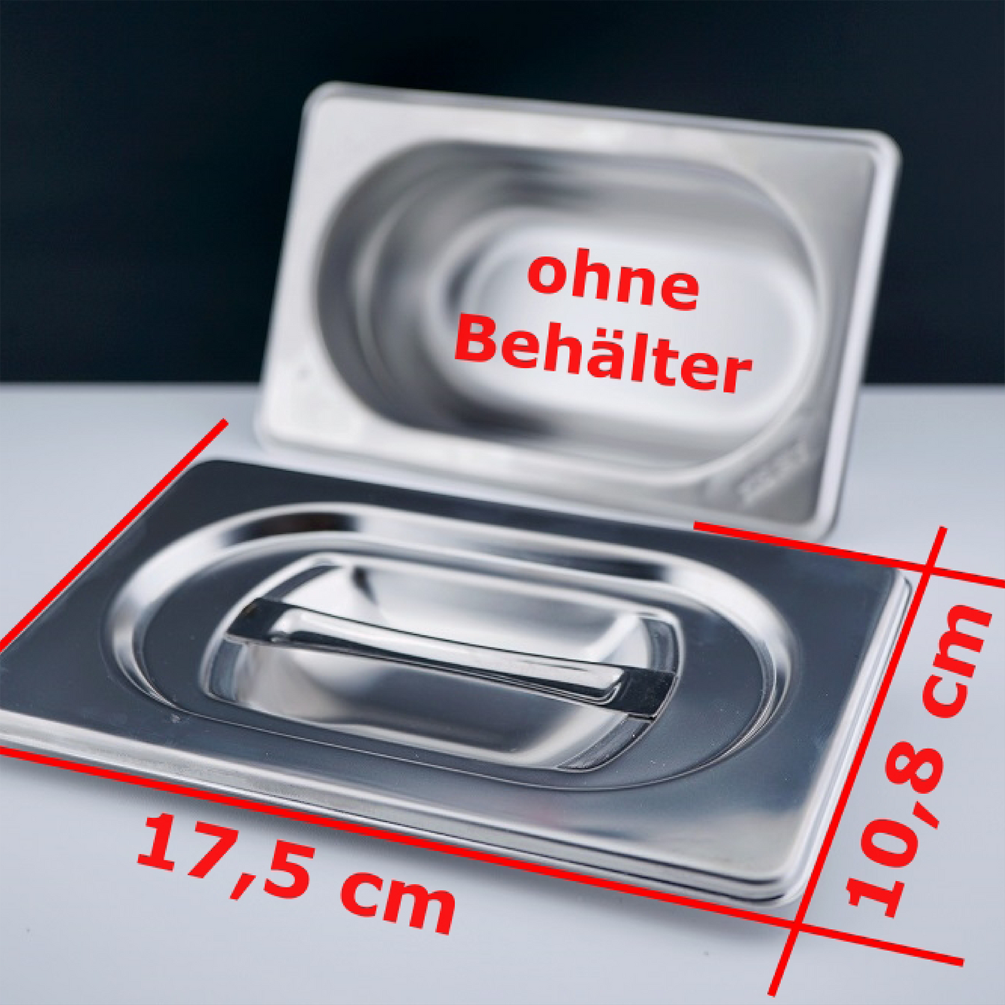 Piccolo Deckel mit Eingriff
