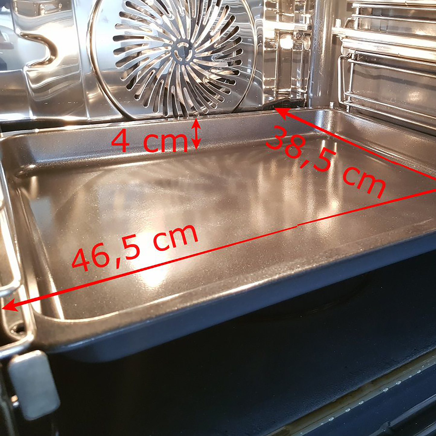 Tiefes Antihaft-Backblech (Easy2Clean) mit Keramikbeschichtung