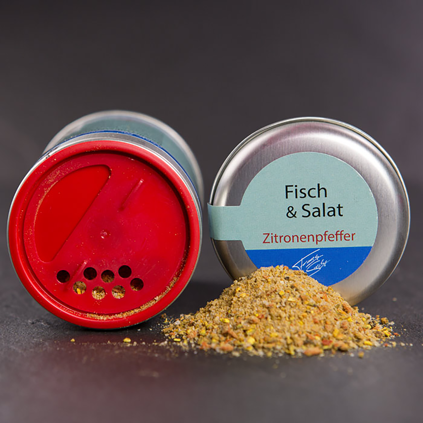 Fisch & Salat mit Zitronenpfeffer