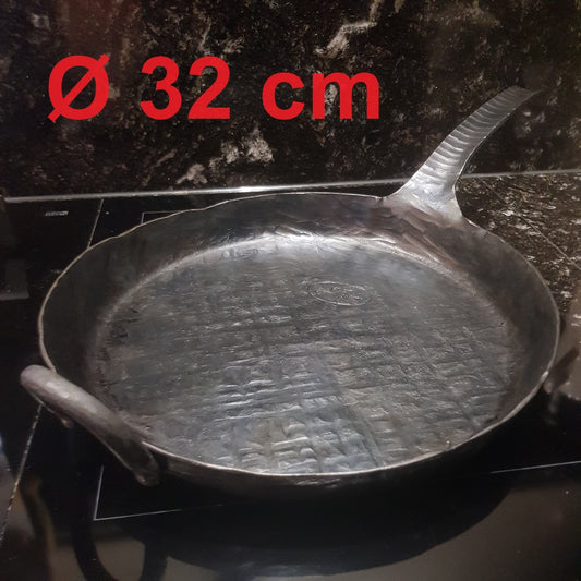 Pfanne Daniel 32 cm handgeschmiedet, Unikat